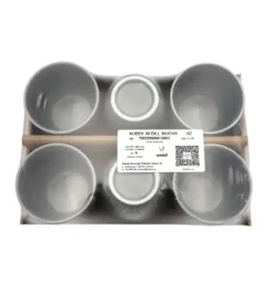 WYPRZEDAŻ! LUBIANA BILL | K1 Kubek 300 ml bez ucha | szary | porcelana x 12 SZT.