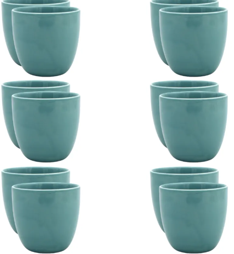 WYPRZEDAŻ! LUBIANA BILL | K5 Kubek 300 ml bez ucha | morski | porcelana x 12 SZT.