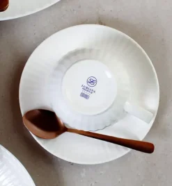 WYPRZEDAŻ! LUBIANA DAISY IVORY Ecru Zestaw 5 elementów / porcelana