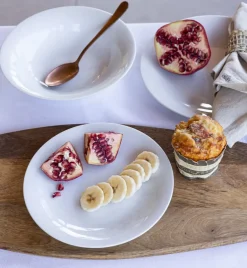 WYPRZEDAŻ! LUBIANA ETO MODERN BIAŁY Serwis obiadowy 18 el / 6 osób / porcelana dekorowana