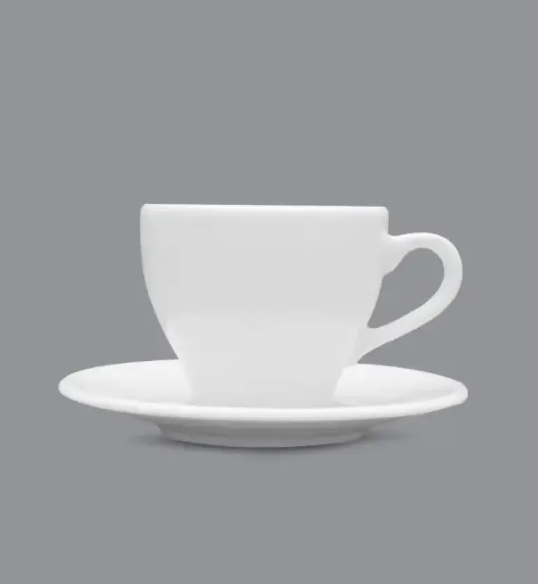 WYPRZEDAŻ! LUBIANA PAULA Zestaw 2 spodków 14 cm / porcelana