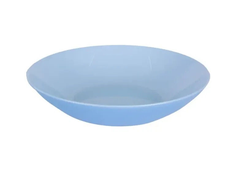 WYPRZEDAŻ! LUMINARC DIWALI LIGHT BLUE Komplet 3 talerzy dla 1 osoby / szkło hartowane