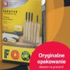 WYPRZEDAŻ! RICHARDSON SHEFFIELD Noże kuchenne Sabatier trompette 5 el w bloku / nitowana rękojeść / stal nierdzewna