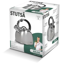 WYPRZEDAŻ! STUTSA KELDA Czajnik 3 L ze stali nierdzewnej / indukcja