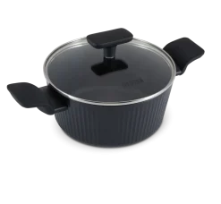 WYPRZEDAŻ! STUTSA VARMA Garnek 2,5 L z pokrywką 20 cm / nieprzywierająca powłoka non stick