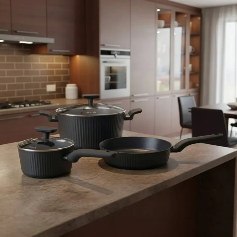 WYPRZEDAŻ! STUTSA VARMA Patelnia 28 cm HeatRing / nieprzywierająca powłoka non stick