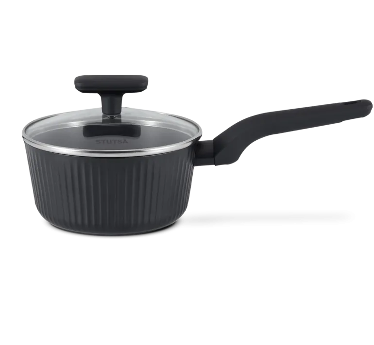 WYPRZEDAŻ! STUTSA VARMA Rondel z 1,3 L pokrywką 16 cm / nieprzywierająca powłoka non stick