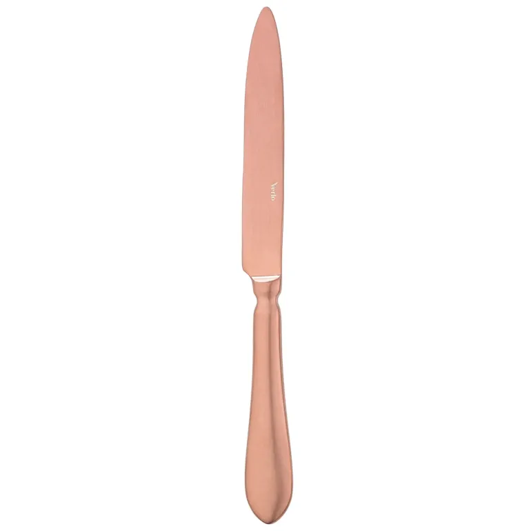 WYPRZEDAŻ! VERLO DESTELLO COPPER Nóż obiadowy LUZ / stal nierdzewna
