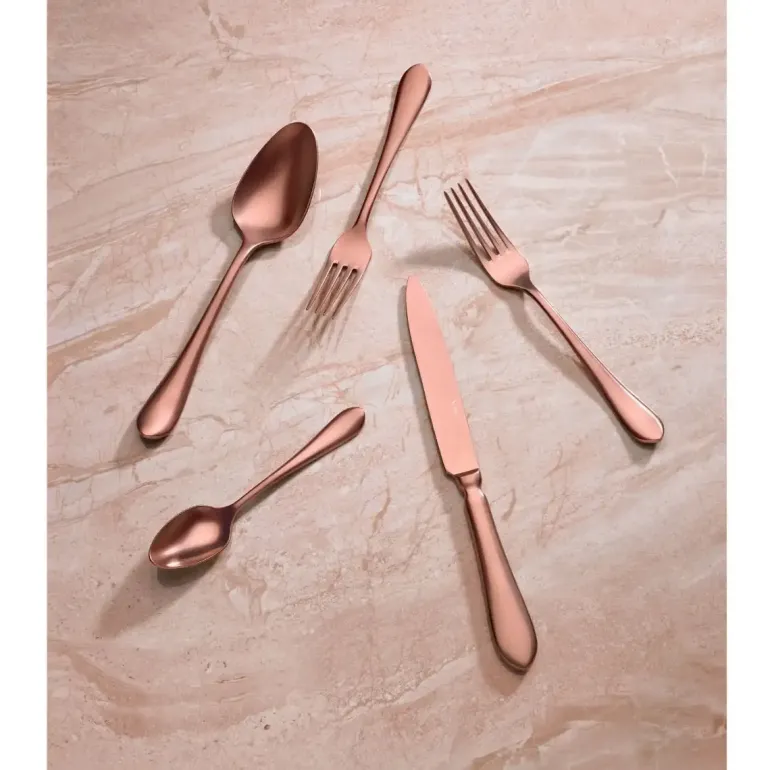 WYPRZEDAŻ! VERLO DESTELLO COPPER Nóż obiadowy LUZ / stal nierdzewna