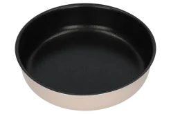 WYPRZEDAŻ! VITTERO Forma aluminiowa okrągła do ciasta 20 cm / beżowa