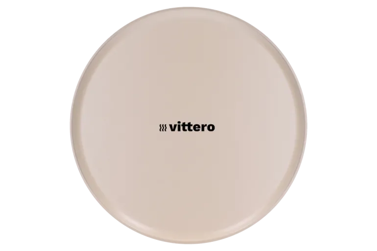 WYPRZEDAŻ! VITTERO Forma aluminiowa okrągła do ciasta 30 cm / niska / beżowa