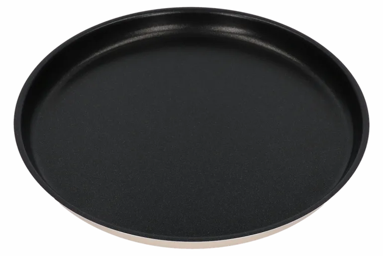 WYPRZEDAŻ! VITTERO Forma aluminiowa okrągła do ciasta 30 cm / niska / beżowa