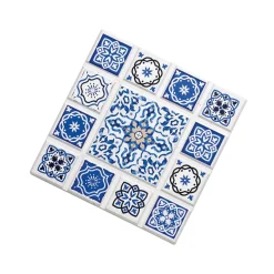 ZASSENHAUS | Agadir | podkładka, ceramika/korek, 16 x 16 cm, krzyż