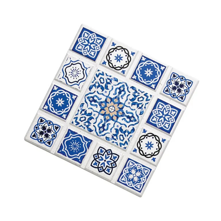 ZASSENHAUS | Agadir | podkładka, ceramika/korek, 16 x 16 cm, krzyż