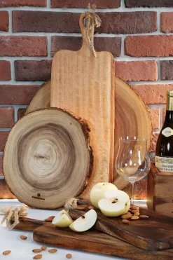 ZASSENHAUS Deska do serwowania z drewna akacjowego ⌀ 45 cm