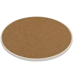 ZASSENHAUS | Nordic | podkładka pod gorące naczynia, ceramika/korek, śred. 20 cm, kręgi