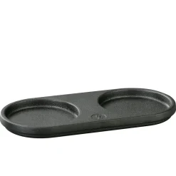 ZASSENHAUS | podstawka pod młynki, żeliwo, 20 x 9 cm, na 2 młynki o średnicy do 7,5 cm