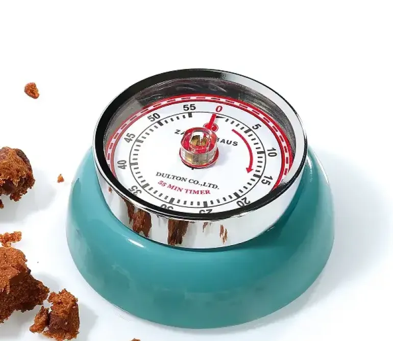 ZASSENHAUS SPEED Timer mechaniczny ⌀ 7,5 x 4 cm / błękitny