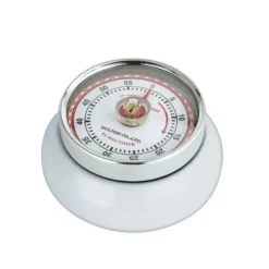 ZASSENHAUS SPEED Timer mechaniczny ⌀ 7 cm biały / FreeForm
