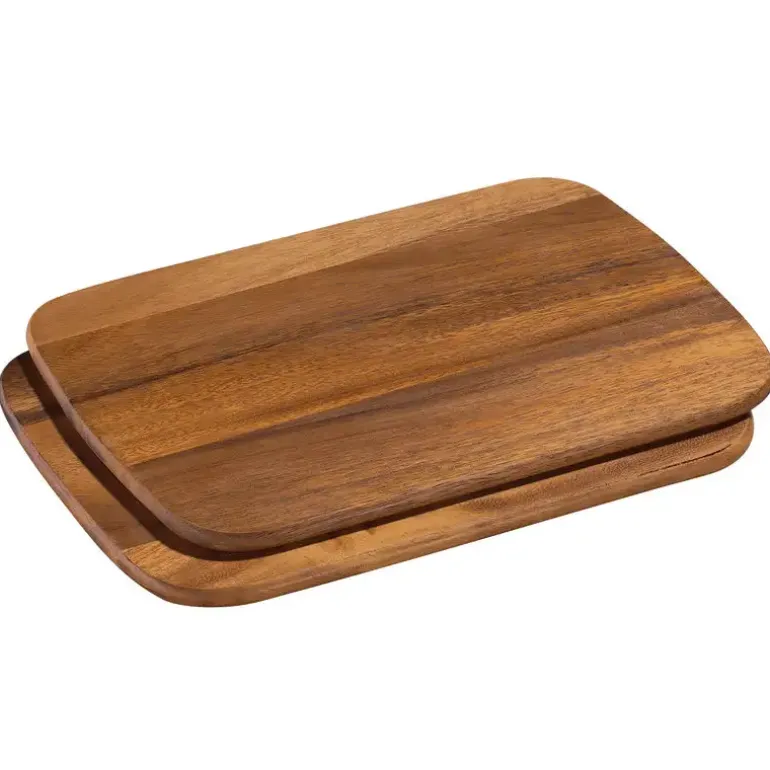 ZASSENHAUS Zestaw 2 desek do krojenia z drewna akacjowego 28 × 20 × 1 cm / FreeForm