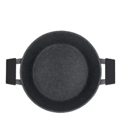 ZWIEGER BLACK STONE Garnek 3,6 l z pokrywką 24 cm GREBLON non-stick