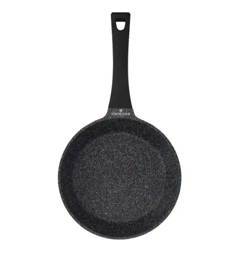 ZWIEGER BLACK STONE Patelnia 28 cm + Pokrywka uniwersalna / GREBLON non-stick