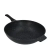 ZWIEGER BLACK STONE Patelnia Wok 32 cm GREBLON non-stick