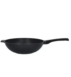 ZWIEGER BLACK STONE Patelnia Wok 32 cm GREBLON non-stick