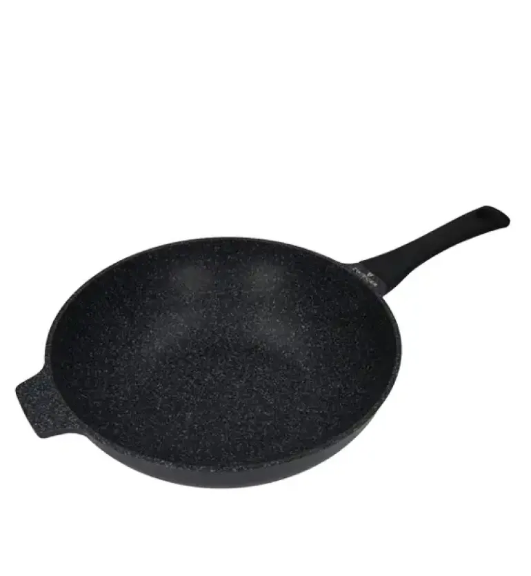 ZWIEGER BLACK STONE Patelnia Wok 32 cm GREBLON non-stick