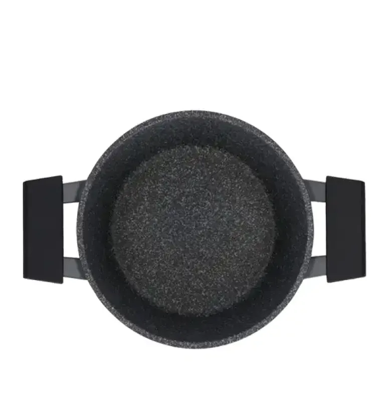 ZWIEGER BLACK STONE Zestaw garnków z pokrywkami 20, 24, 28 cm + Rondel 16 cm + Patelnie 20, 24, 28 cm + Brytfanna VERON