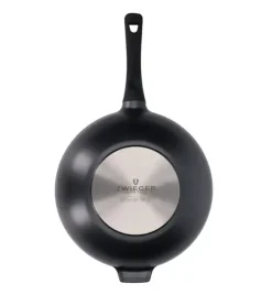 ZWIEGER BLACK STONE Zestaw garnków z pokrywkami 20, 24, 28 cm + Rondel 16 cm + Patelnie 20, 24, 28 cm + Wok 32 cm + Pokrywki Tadar