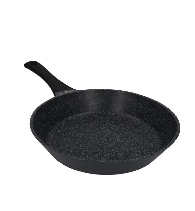 ZWIEGER BLACK STONE Zestaw garnków z pokrywkami 20, 24, 28 cm + Patelnie 20, 24, 28 cm + Brytfanna VERON + Pokrywki silikonowe KAIA HOME