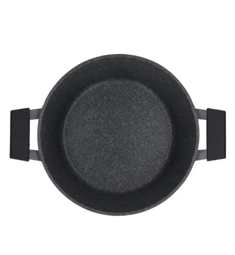 ZWIEGER BLACK STONE Zestaw Garnek z pokrywką 28 cm + Rondel 16 cm + Patelnie 20, 24, 28 cm