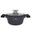 ZWIEGER BLACK STONE Zestaw garnków z pokrywkami 24, 28 cm + Patelnie 24, 28 cm
