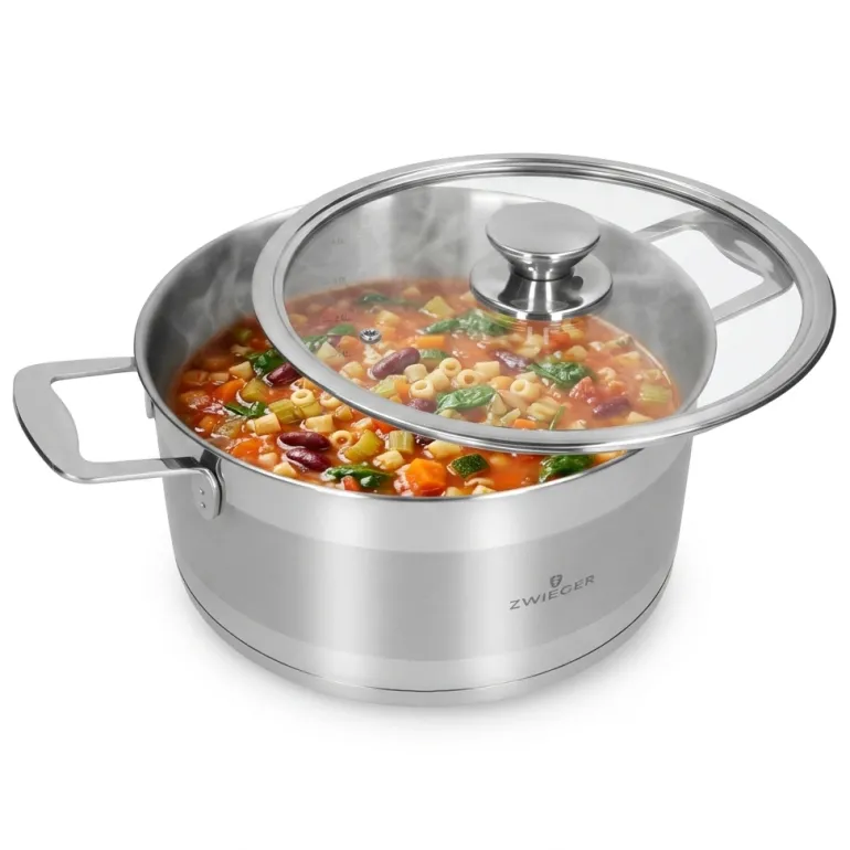 ZWIEGER CALDO Garnek 4,6 l z pokrywką 24 cm całostalowy