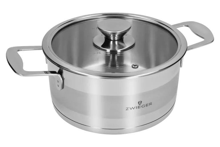 ZWIEGER CALDO Garnek 2,6 l z pokrywką 20 cm całostalowy