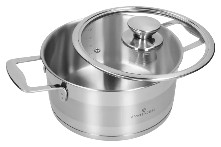 ZWIEGER CALDO Garnek 2,6 l z pokrywką 20 cm całostalowy