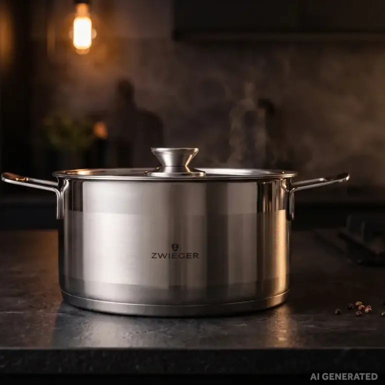 ZWIEGER CALDO Garnek 2,6 l z pokrywką 20 cm całostalowy