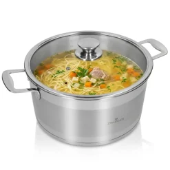 ZWIEGER CALDO Komplet garnki z pokrywkami 8 el stal nierdzewna