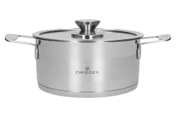 ZWIEGER CALDO Komplet garnki z pokrywkami 8 el stal nierdzewna