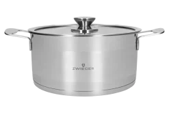 ZWIEGER CALDO Komplet garnki z pokrywkami 8 el stal nierdzewna