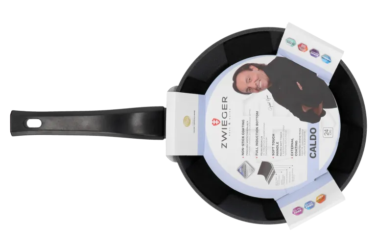 ZWIEGER CALDO Komplet patelnie 20, 24, 28 cm + naleśnikowa 26 cm