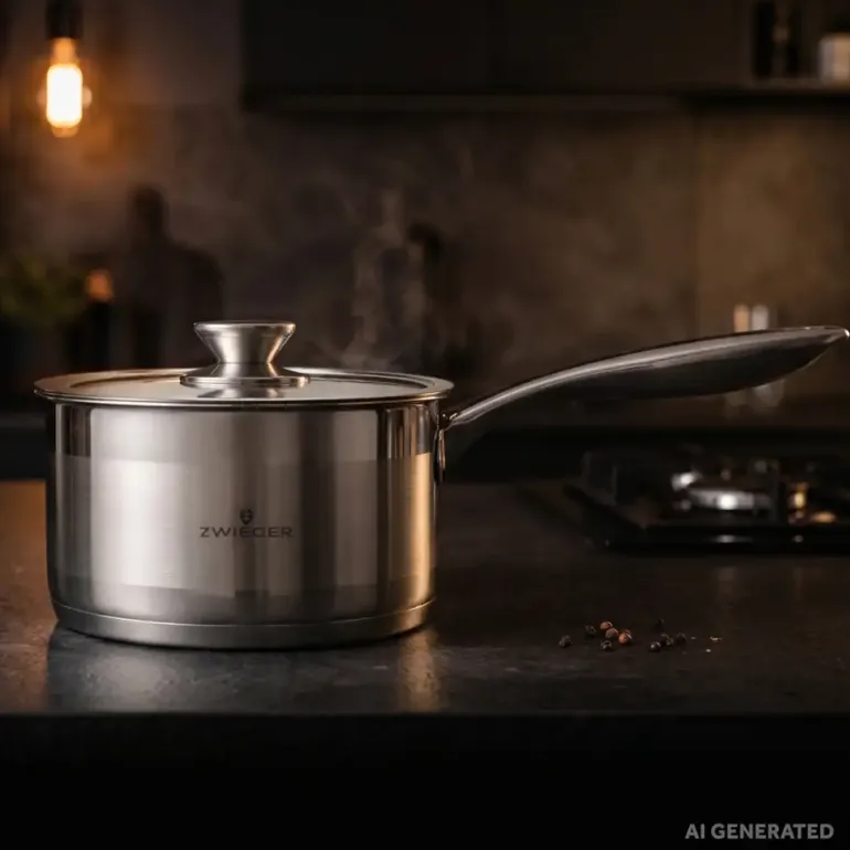 ZWIEGER CALDO Rondel 1,3 l z pokrywką 16 cm całostalowy
