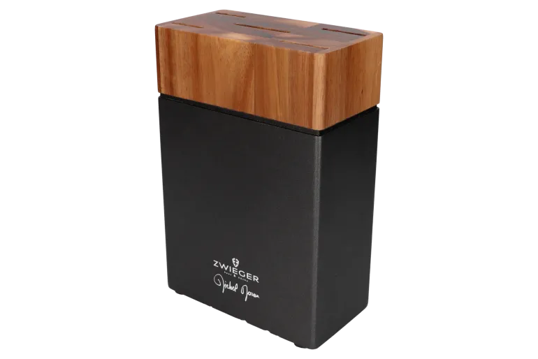 ZWIEGER DARQUE Komplet 5 noży w bloku drewnianym / stal nierdzewna + drewno akacjowe