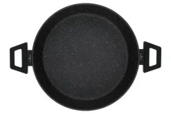 ZWIEGER FORTE Garnek płaski 3,8 L z pokrywką 28 cm / czarny / aluminium