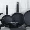 ZWIEGER FORTE Komplet garnków z pokrywkami 6 el /16, 18, 20 cm + Patelnia 20, 24, 28 cm aluminium