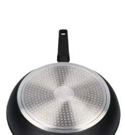 ZWIEGER FORTE Komplet garnków z pokrywkami / 16, 18, 20, 24 cm + Patelnie 20, 24, 28 cm + Brytfanna VERON + Pokrywki szklane KAIA HOME