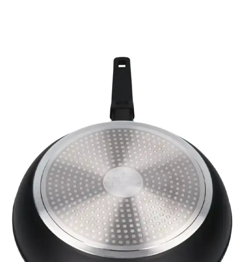ZWIEGER FORTE Komplet garnków z pokrywkami / 16, 18, 20, 24 cm + Patelnie 20, 24, 28 cm + Brytfanna VERON + Pokrywki szklane KAIA HOME