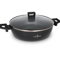 ZWIEGER FORTE Komplet garnków z pokrywkami 10 el / 16, 18, 20, 24, 28 cm / aluminium
