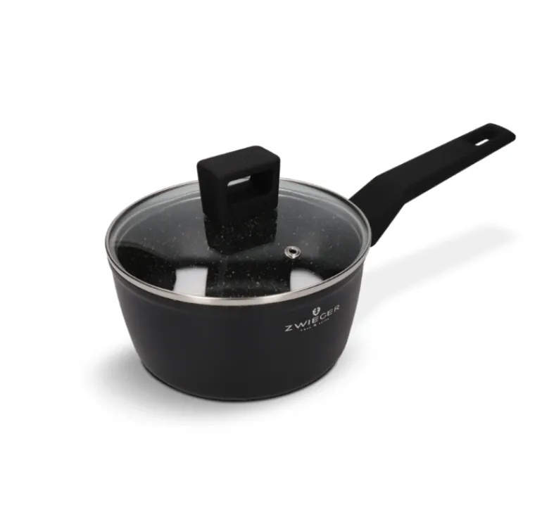 ZWIEGER FORTE Komplet garnków z pokrywkami 8 el /16, 18, 20, 24 cm + Patelnia 20, 24, 28 cm + Brytfanna VERON / aluminium